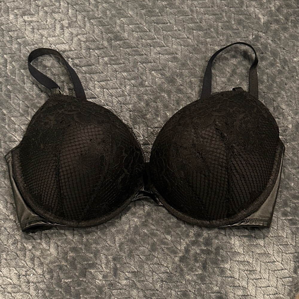 Adore Me Black Lace push up Bra